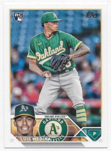 2023 Topps Update #US311 Luis Medina RC - Oakland Athletics