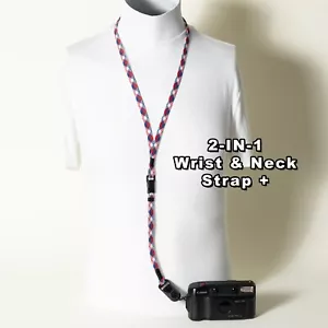 2-In-1 POCKET Multi Camera Wrist & Neck Strap w/ Peak Design Anchor - Picture 1 of 13