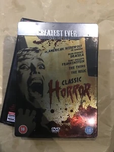Classic Horror - The Thing / Dracula / Relic / Werewolf / STEELBOOK DVD region2 - Foto 1 di 2