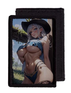 Sexy Cowgirl Waifu Anime Boobies Morale Hook Patch [sub] - Picture 1 of 2