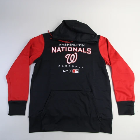 Washington Nationals Nike MLB Authentic Therma-Fit Sweatshirt Men's Navy New Cover