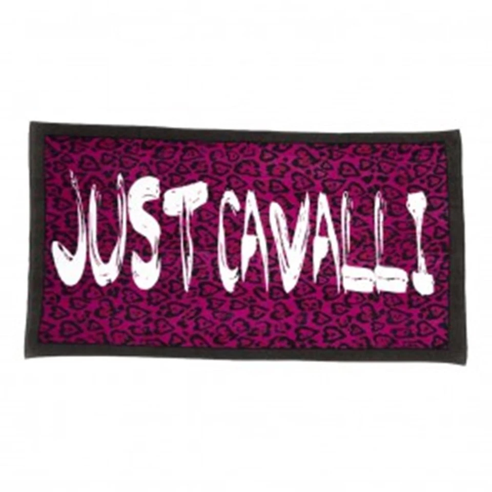 JUST CAVALLI by Roberto Cavalli BEACHWEAR Beach Velvet ANIMAL PRINT Towel COTTON - Image 1 of 1