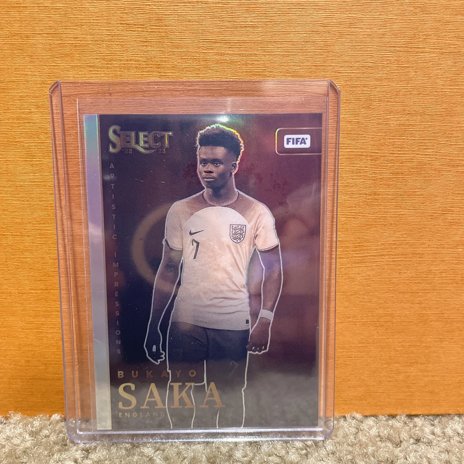 2022-23 Panini Select FIFA BUKAYO SAKA ARTISTIC IMPRESSIONS SSP
