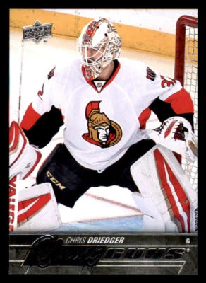 2015-16 Upper Deck #482 Chris Driedger  Young Guns RC - Image 1 of 2