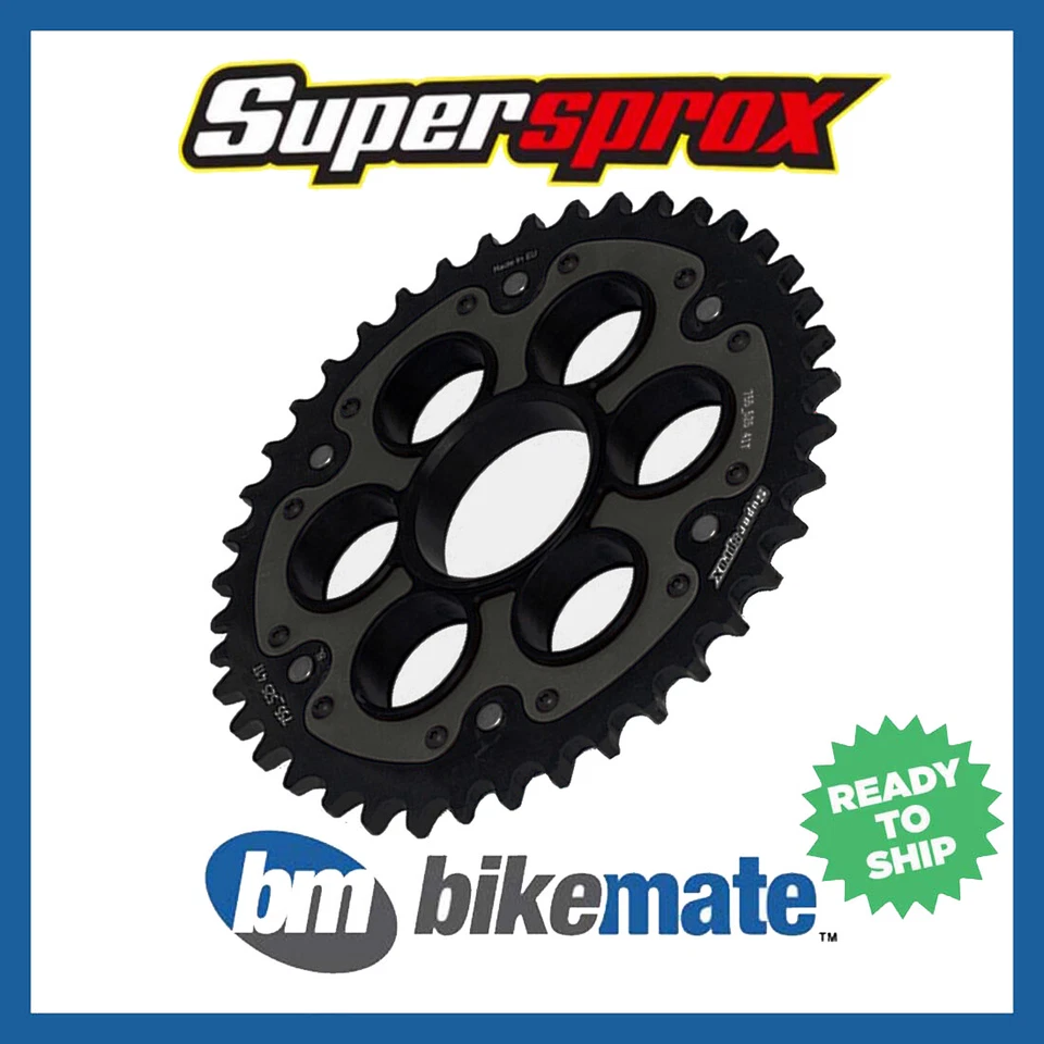 Sprocket Rear Conv Stealth Black 520-37T for DUCATI 1100 Multistrada S 2009 — 第 1/1 张图片