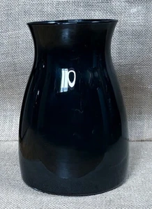 Canpol Black Glass Vase 8 Inch Gothic Gothcore Dark Academia Vampire Witch Core - Picture 1 of 5