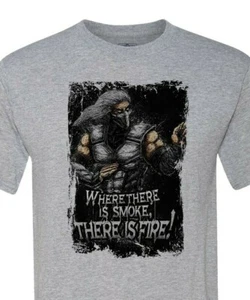 Mortal Kombat - Smoke T shirt - Super soft men's, women's,unisex graphic Shirt - Picture 1 of 2
