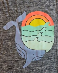 NWOT HANNA ANDERSSON WHALE DIVE GRAPHIC SHORT SLEEVE MADEFORSUN TEE 140 10 - Picture 1 of 5