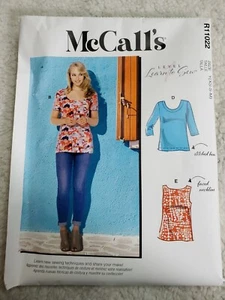 McCall’s R11022 ☆ Misses Summer Tops patrón de costura ☆APRENDE A COSER▪Talla▪︎XS▪︎S▪︎M - Imagen 1 de 2
