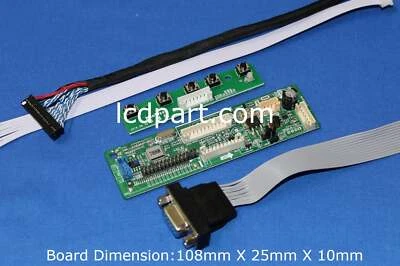 Kit Controlador LCD para G170EG01, G190EG01, P/N: FIX-30S-2LVDS_1280X1024 Foto 1 de 3