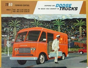 1960 Dodge Fwd Control Delivery Truck Model P300 & P400 Color Sales Folder Orig - Picture 1 of 3