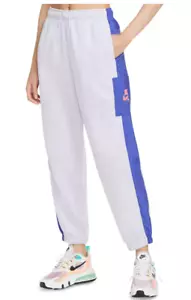 Nike Joggers Womens Plus NSW Sportswear 90s Cotton 27 Inch Pure Violet 1X or 2X - Picture 1 of 3