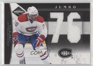 2011-12 Limited Jumbo Materials Jersey Numbers /25 PK Subban #39