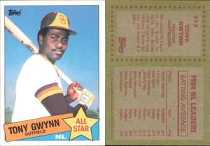 1985 Topps #717 Tony Gwynn - - Near Mint