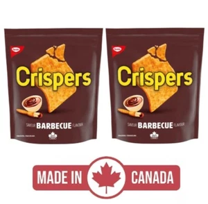 2-Pack Christie Crispers Barbecue Flavor Crackers (145g) Canada Tasty Snacks Yum - Picture 1 of 2