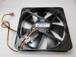 CoolerMaster chassis fan A14025-10CB-3BN-F1 DF1402512SEDN 12V 3-Pin Sleeve - Picture 1 of 3