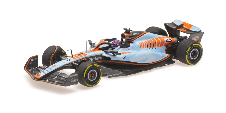 Minichamps 1:43 WILLIAMS FW45 GULF ALEX ALBON SINGAPORE GP 2023 - 417231623 - Immagine 1 di 3
