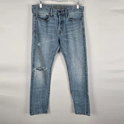 Pantalones de mezclilla American Eagle para hombre 30 x 30 azules ajustados hechos para durar botón mosca Foto 1 de 4
