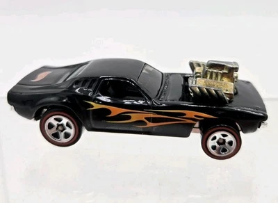 Hot Wheels 1970 Rodger Dodger Redline negro con llamas diecast 1:64 como nuevo suelto Foto 1 de 4