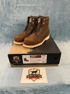 Irish Setter Wingshooter St Mens 11.5 Non Metallic Safety Toe 6” Work Boot 83622 - Picture 1 of 15