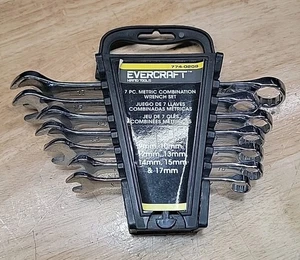 Evercraft 7 PC. Juego de llaves combinadas métricas 774-0209 herramientas de mano cromadas - Imagen 1 de 7