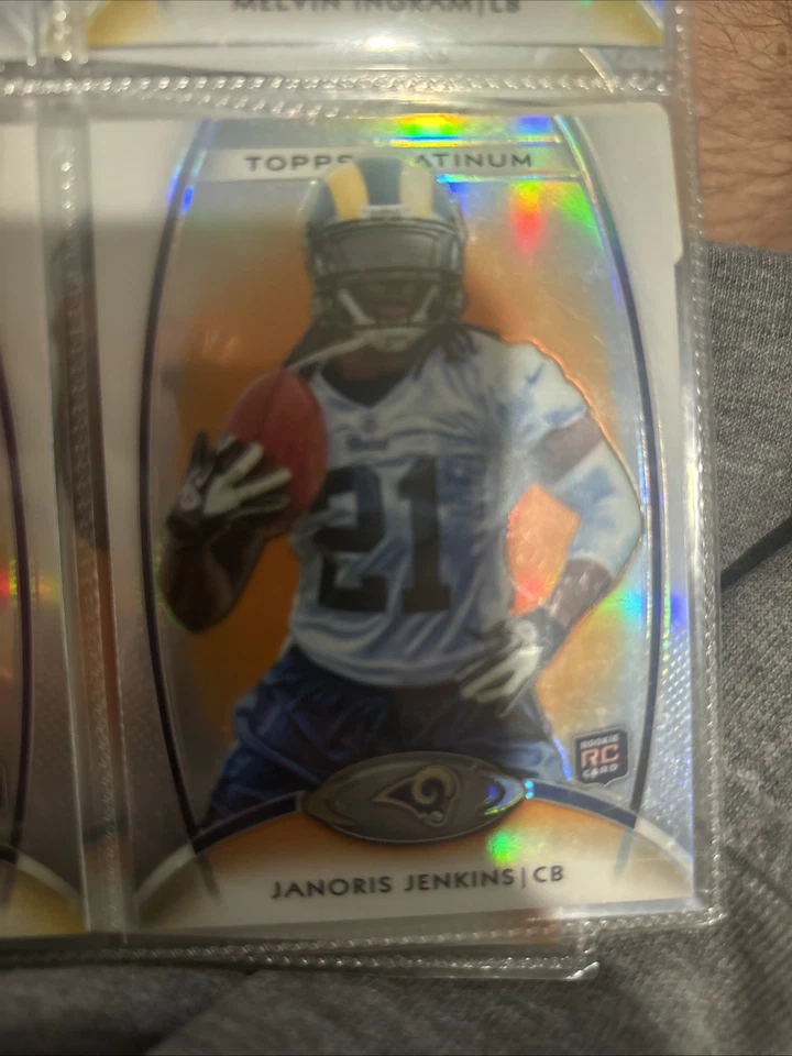 2012 Topps Platinum #136 Janoris Jenkins Orange Refractor RC St. Louis Rams - Image 1 of 1
