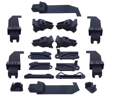 Kit Repairing Hood Fiat 500 C Convertible 18 Pieces Guide Sunroof 500C - Image 1 of 4