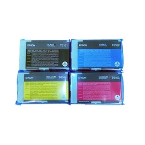 4 x wkłady Epson T6161 T6162 T6163 T6164 BKCMY do B-300 310 500 510, 2015-2016 - Zdjęcie 1 z 1