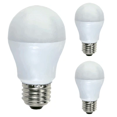 Diodesy A15 LED Yellow Light 5W 350LM E26 120V White Turns Yellow When Lit 3Pk - Image 1 of 4