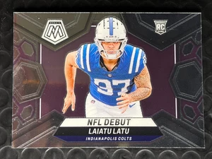 2024 Panini Mosaic - NFL Debut Laiatu Latu #290 (RC) Indianapolis Colts - Picture 1 of 2