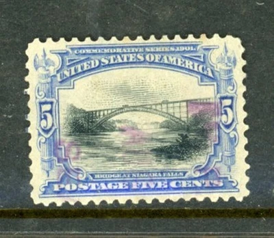 US Scott # 297 - Used - RARE Purple Cancel - CV=$17.00               (26-C259) - Image 1 of 2