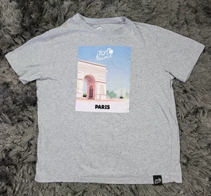 Camisa Tour de Francia Para Hombre XL Gris París Arco del Triunfo Ciclismo 100% Algodón Camiseta - Imagen 1 de 12