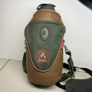 Vintage Rubbermaid Cool Carriers mit Original Trinkflasche 38 Oz Grün mit Riemen - Bild 1 von 21