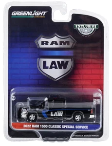 Ram 1500 Classic Special Service Ram Law Hobby Exclusive 1:64 Greenlight 2022 - Imagen 1 de 2