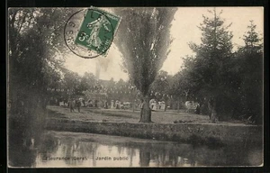 CPA Fleurance, Jardin public 1909 - Picture 1 of 2