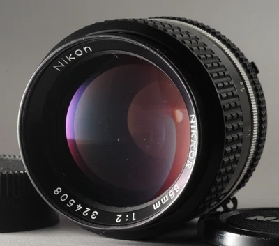 US 15% OFF NOW Nikon NIKKOR Ai-S AIS 85mm F/2 MF Portrait Lens #3698 - Image 1 of 4