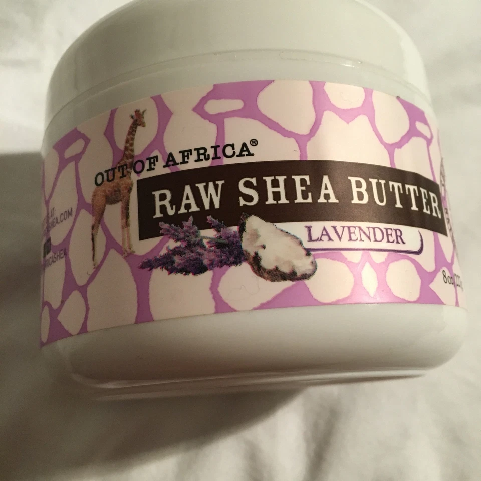 全新 未拆封 非洲 薰衣草 生乳木果油 8 盎司 - 很难找到 — 第 1/4 张图片