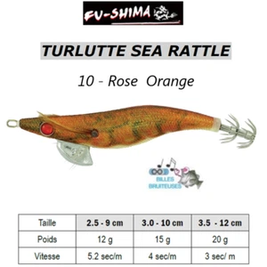 Jig Lure FU-SHIMA Sea Rattle Pink/Orange Squid - Picture 1 of 1
