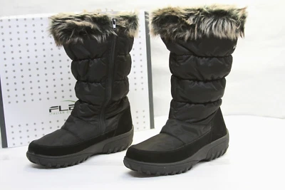 Spring Step Nylon Waterproof Winter Boots - Vanish 39 EU /8.5M US BLACK RTL$80 - Image 1 of 4