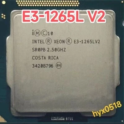 Intel Xeon E3-1265L V2 CPU Quad-Core 2.5GHz 8M SR0PB LGA1155 Processer Tested  - Image 1 of 4