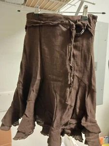IZ BYER CALIFORNIA GIRL'S BROWN SKIRT SIZE M - Picture 1 of 8