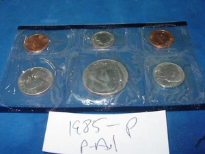 1985 US Mint Set Uncirculated 10 Coin Set Philadelphia & Denver P - Picture 1 of 3
