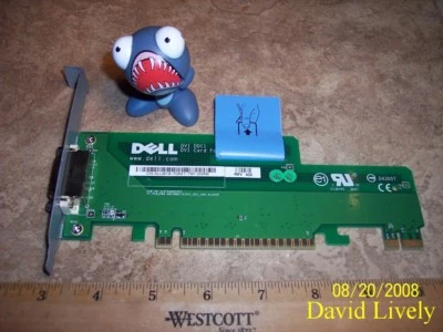 Dell UJ918 Optiplex 740 SFF DVI-D Video Graphics Card CN-0UJ918 FUll Profile - Image 1 of 3