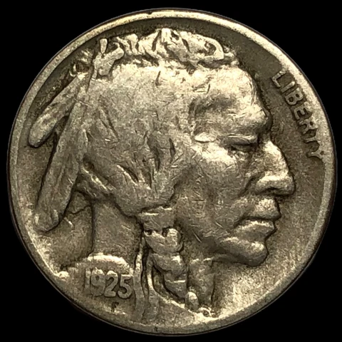 1925 S Buffalo Nickel  #E8855 Cover