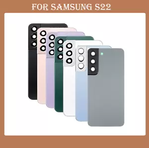 Per Samsung S22-5G S901 Ricambio Batteria Posteriore Vetro Scocca +Cover Lens - Foto 1 di 1