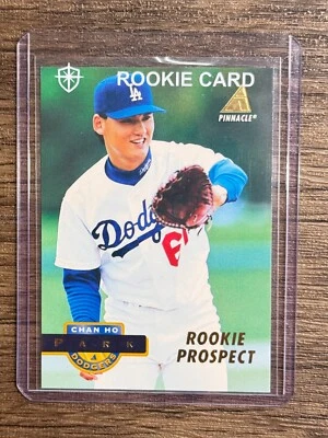 Tarjeta de novato Pinnacle Chan Ho Park 1994 #527 (RC) Dodgers Foto 1 de 2