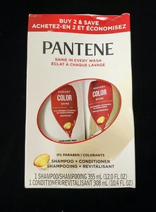 Pantene Pro-V Radiant Color Shine Shampoo (10.4 oz)+Conditioner (9oz) Set of 2 - Picture 1 of 2