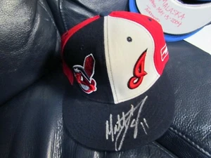 Matt Lawton Autographed Baseball Hat Cap Cleveland Indians - Picture 1 of 5
