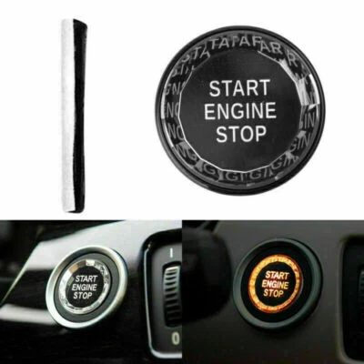 Crystal Engine Start Stop Switch Button Cover For BMW E60 E70 E90 E92 3 Series   - Изображение 1 из 4