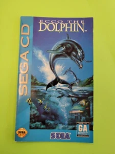 Ecco the Dolphin Sega CD Manual Only NO GAME Instruction Booklet - Picture 1 of 3